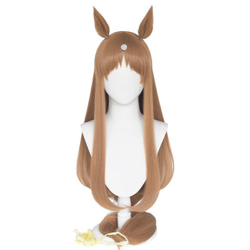Anime Pretty Derby Grass Wonder Cosplay Peluca Cabello Sintético Resistente al Calor Carnival Halloween Fiesta